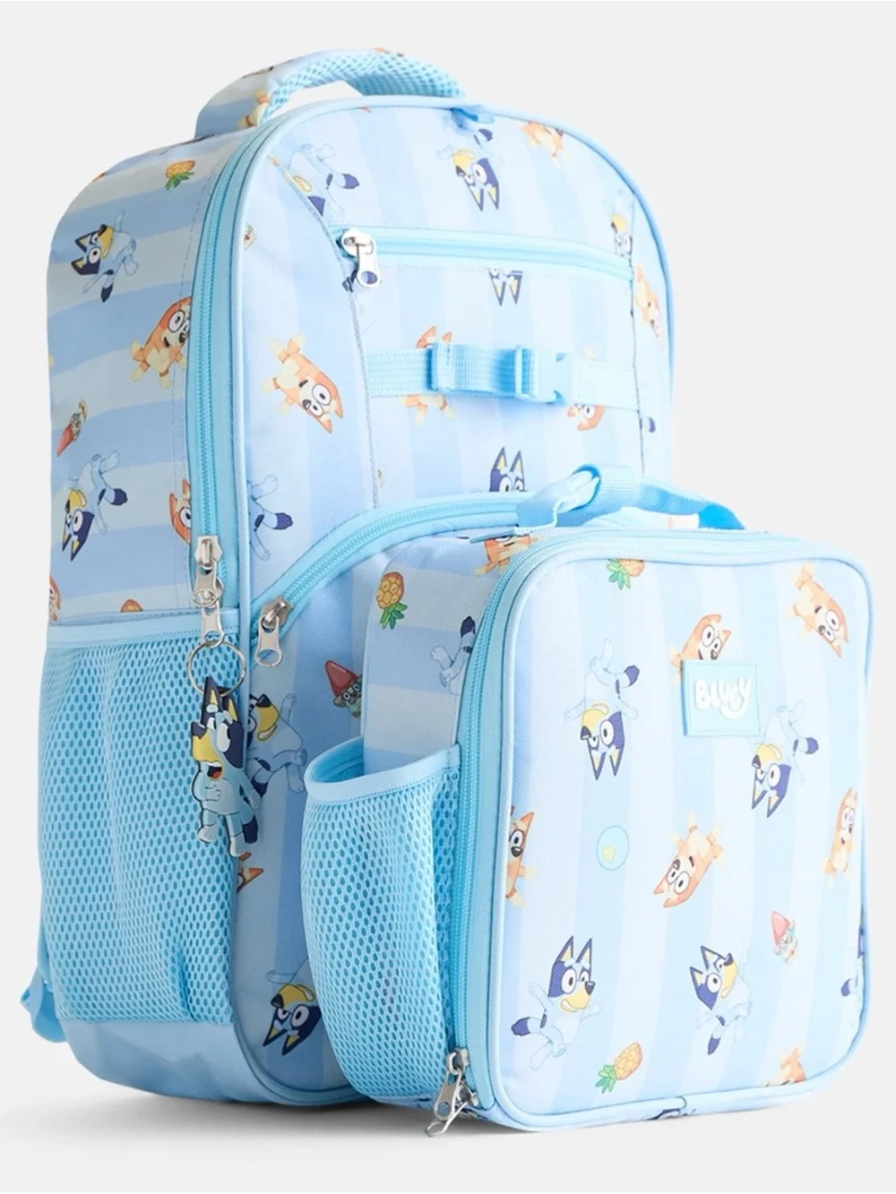 Bluey 17” Backpack Lunchbox 4 Piece Set